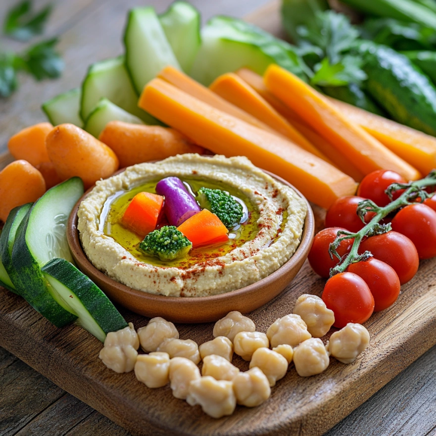 Хумус з овочами